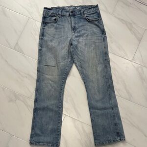 Wrangler retro Blue Straight Fit Men's Jeans